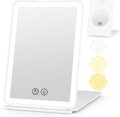 WEILY Specchio Trucco con Luci LED USB Ricaricabile - Offerta Amazon