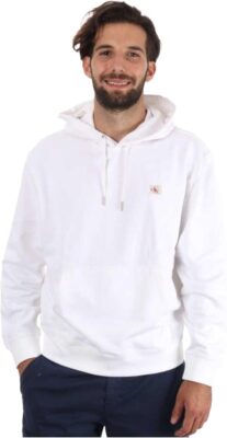 Calvin Klein Felpa Uomo Terry Badge con Cappuccio - Offerta Amazon