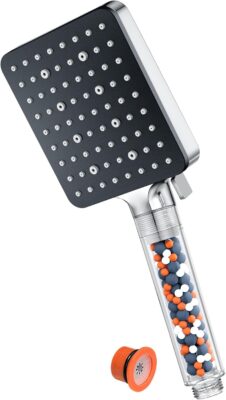 YEAUPE PRO Soffione Doccia Quadrato Alta Pressione Anticalcare - Offerta Amazon