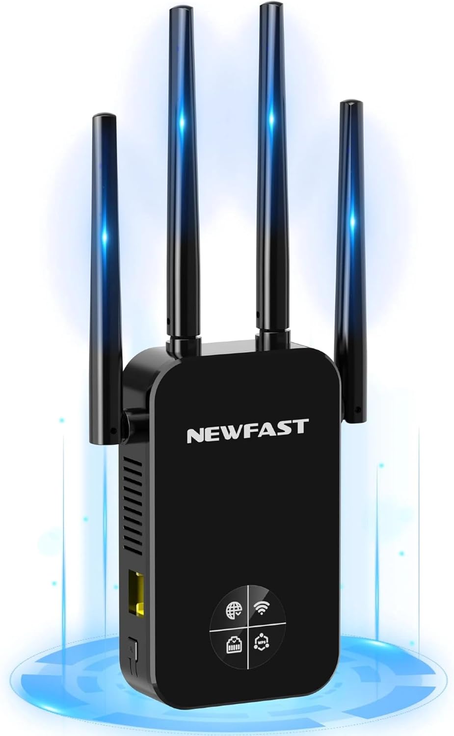 NEWFAST Ripetitore WiFi Potente 1200Mbps Dual Band Casa