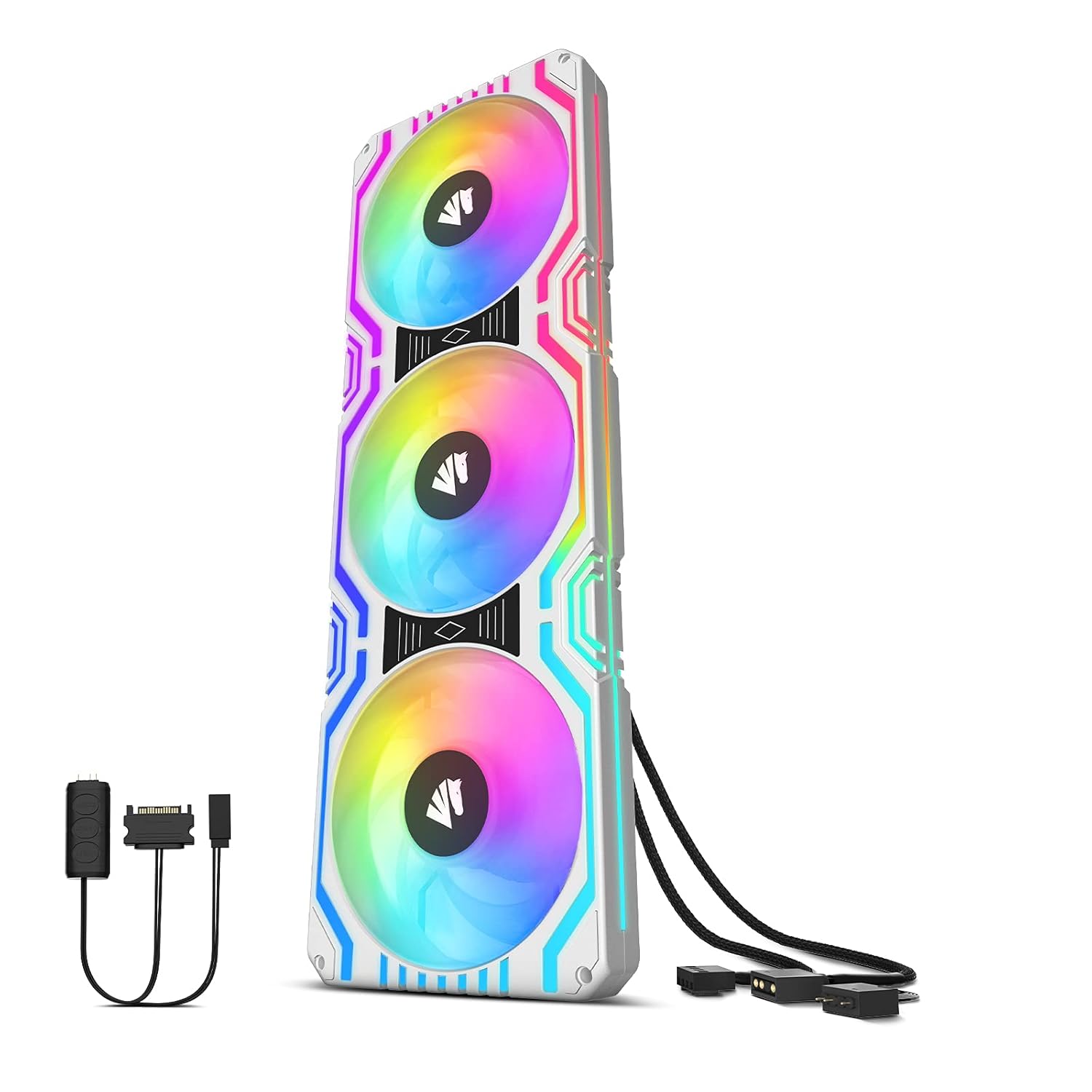 AsiaHorse Ventola PC 3 in 1 ARGB 120 mm con Controllo PWM