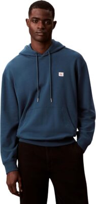Calvin Klein Felpa Uomo con Cappuccio Terry Badge - Offerta Amazon