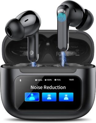Cuffie Bluetooth Antirumore con Touch Screen e ANC IP7 - Offerta Amazon