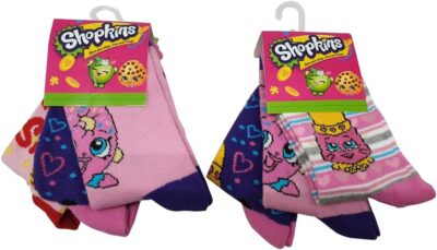 Calzini multicolore Shopkins per bambina Moose - 6 pezzi - Offerta Amazon