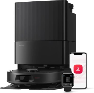 Roborock QV 35A Robot Aspirapolvere Antigroviglio Nero - Offerta Amazon