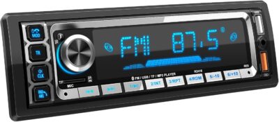 RDS Autoradio Bluetooth 5.0 Vivavoce con 2 USB e Supporto iOS Android - Offerta Amazon