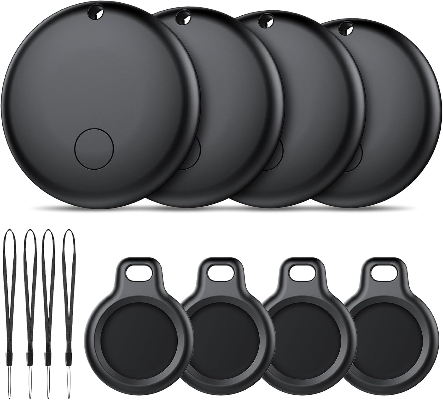 Android Smart Tag Tracker Bluetooth IP68 Nero
