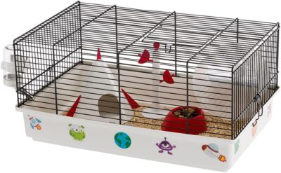 Ferplast Gabbia per Criceti CRICETI 9 SPACE in Metallo e Plastica - Offerta Amazon
