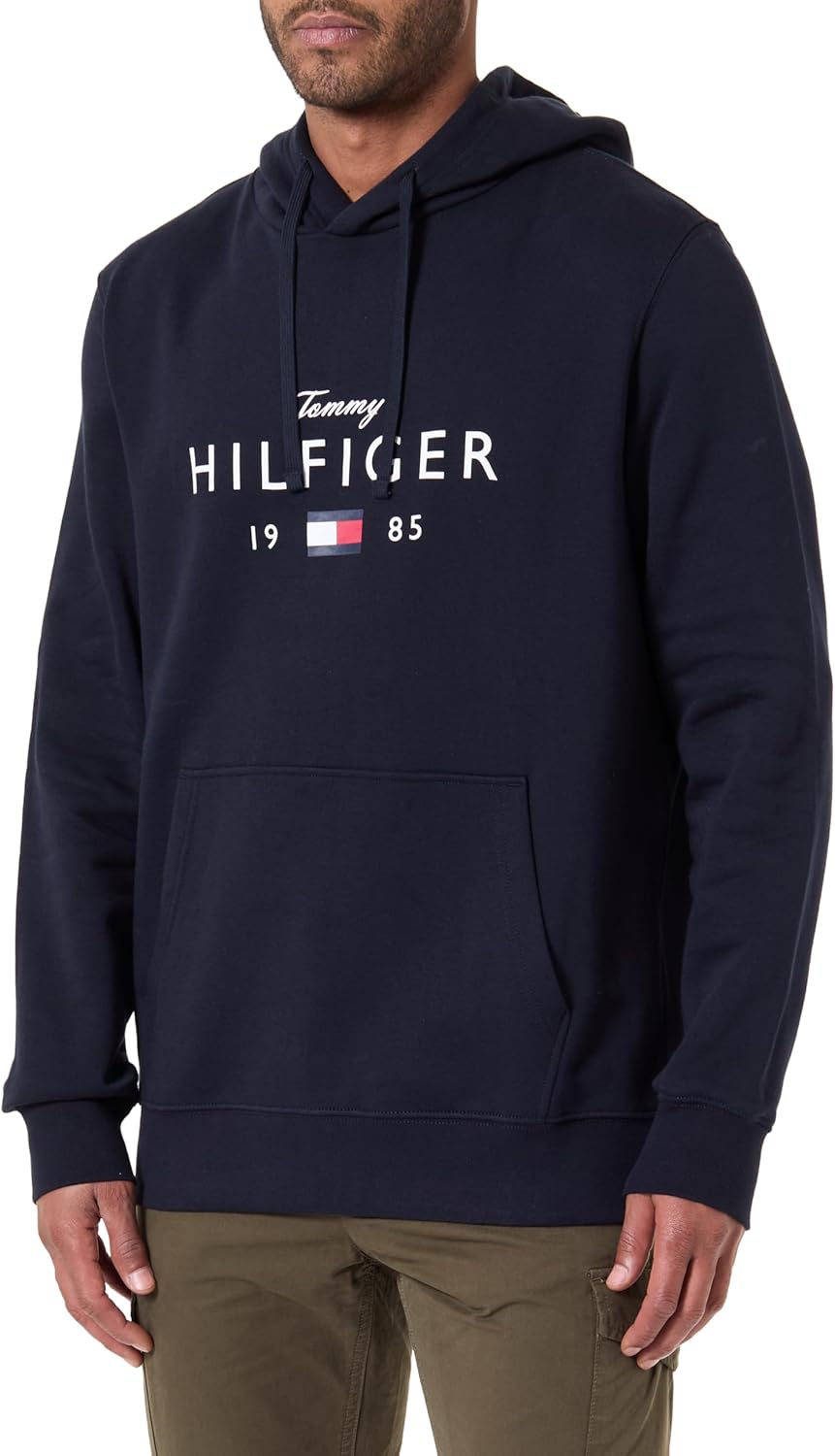Tommy Hilfiger Felpa con Cappuccio Unisex Brand Love