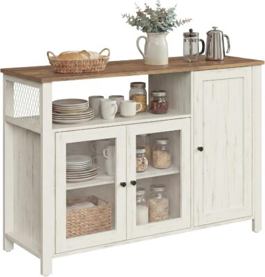VASAGLE Credenza Country con 3 Ante - Mobile Contenitore - Offerta Amazon