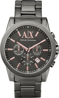 Armani Exchange Orologio Uomo Cronografo Acciaio 45mm - Offerta Amazon
