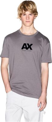 Armani Exchange T-Shirt Uomo con Logo Stampato Manica Corta - Offerta Amazon