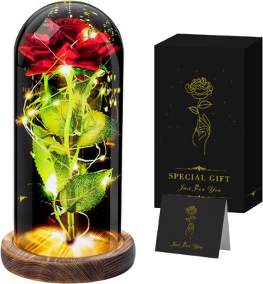 Rosa Eterna Rossa - Regalo Festa della Mamma e Pasqua 2026 - Offerta Amazon