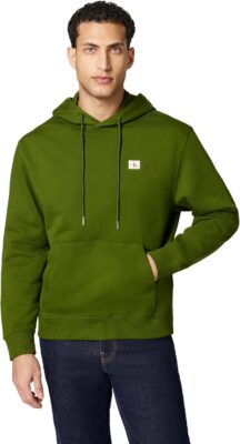 Calvin Klein Uomo Felpa Terry Badge con Cappuccio Originale - Offerta Amazon