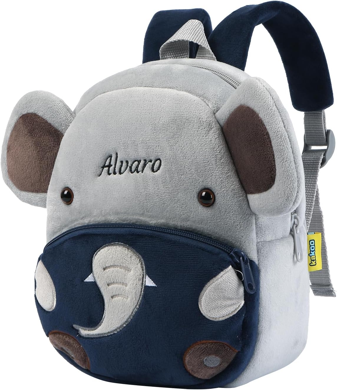 Zaino Asilo Bambini Personalizzato con Nome – Elefante