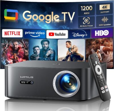 Proiettore 4K Full HD con Google TV e Netflix Inclusi - Offerta Amazon