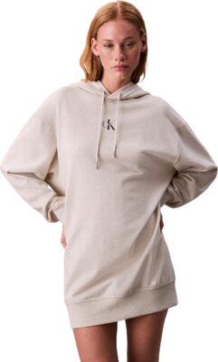 Calvin Klein Felpa con Cappuccio Donna Premium Terry Lang - Offerta Amazon