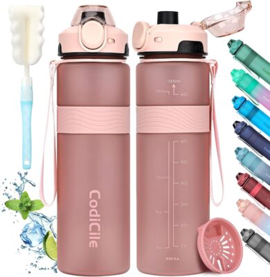 CodiCile Borraccia Sportiva 1L senza BPA a prova di perdite - Offerta Amazon