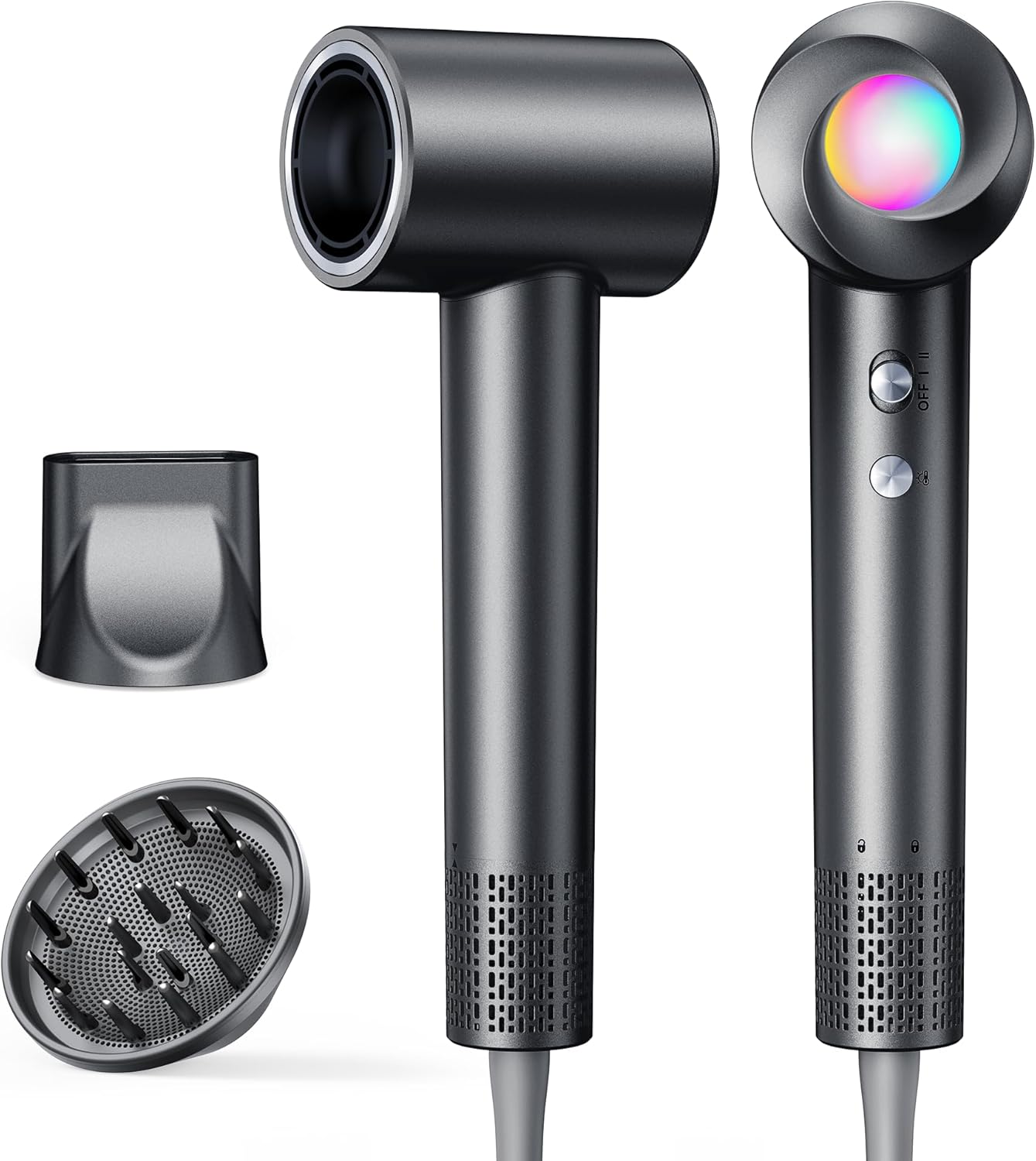 Asciugacapelli Ionico Alta Velocità 150.000 RPM - Phon Professionale Leggero
