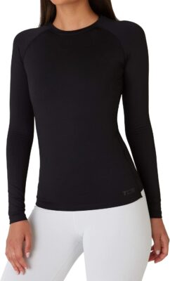 TCA SuperThermal Maglia Termica Donna Manica Lunga - Intimo Termico Invernale - Offerta Amazon