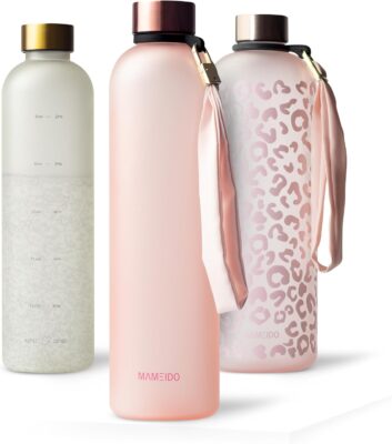 MAMEIDO Borraccia 1L Tritan senza BPA con Indicatore Tempo - Offerta Amazon