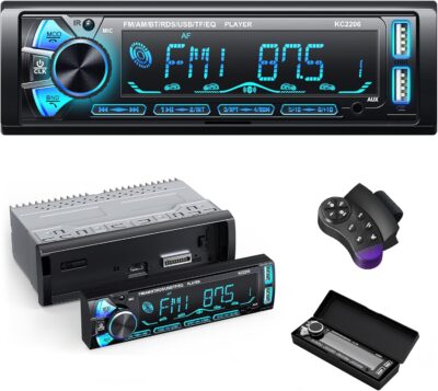 Autoradio Bluetooth Wistrue 1 DIN con Frontalino Estraibile - Offerta Amazon