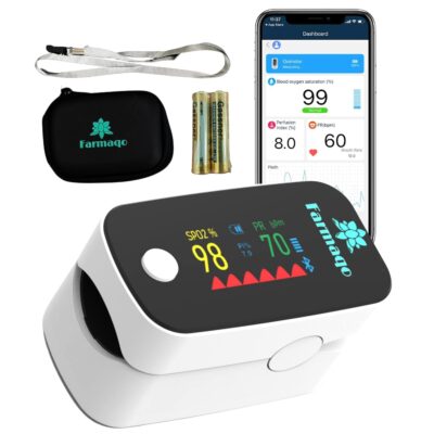 FARMAQO Saturimetro Da Dito Bluetooth Professionale OLED - Offerta Amazon