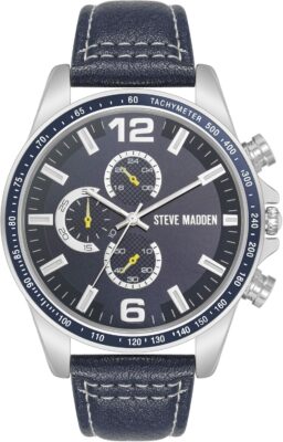 Steve Madden Orologio da uomo con cinturino elegante e resistente - Offerta Amazon