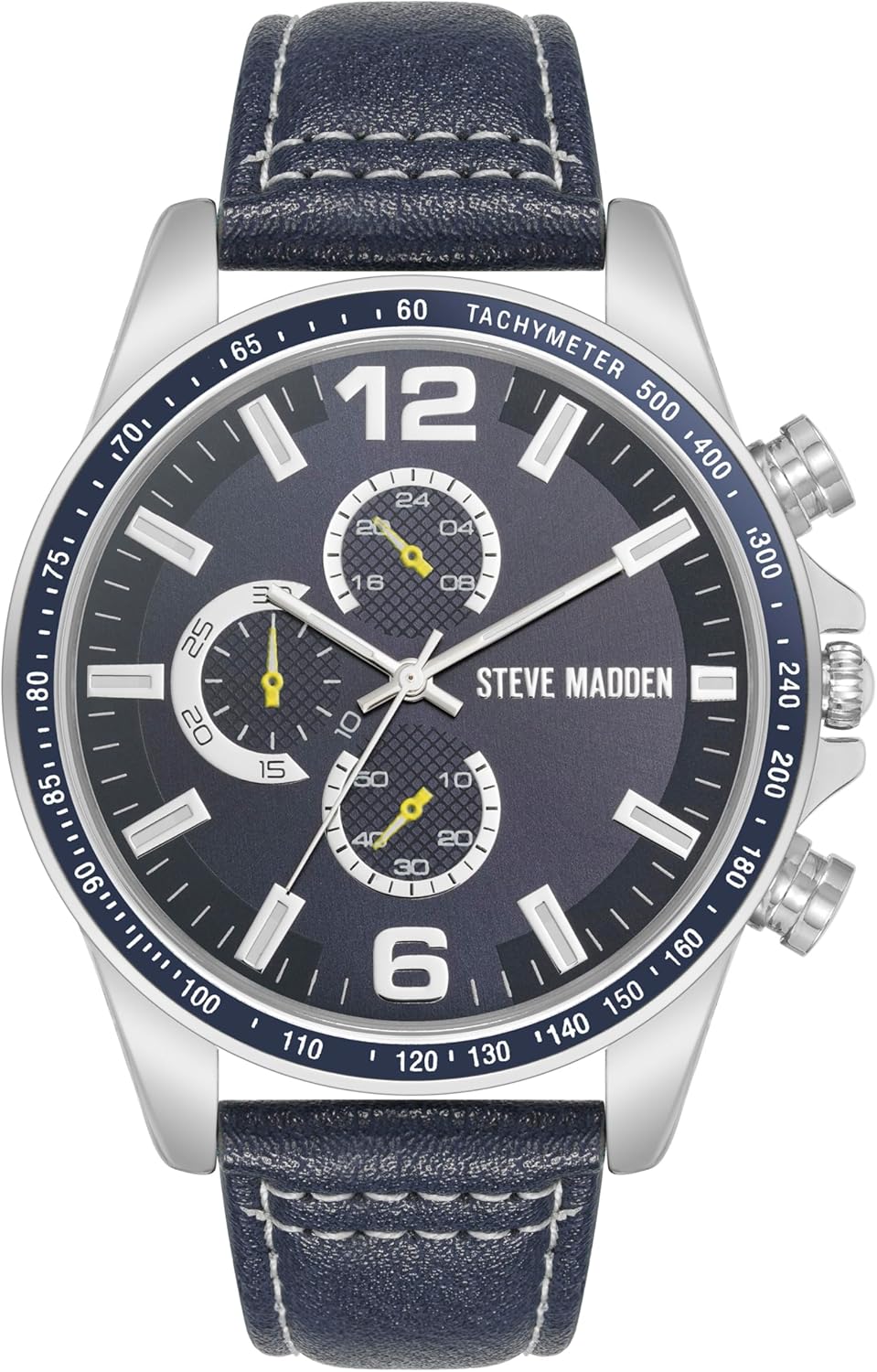 Steve Madden Orologio da uomo con cinturino elegante e resistente