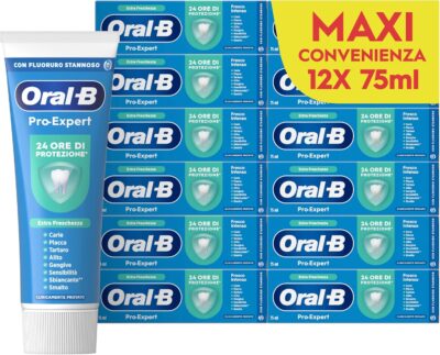 Oral-B Dentifricio Pro-Expert Fresco Intenso 12x75ml - Offerta Amazon