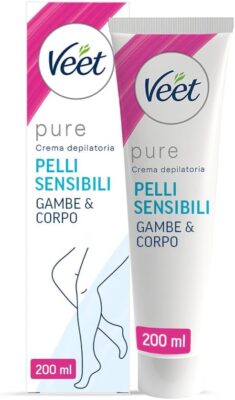 Veet Crema Depilatoria Pelli Sensibili 200 ml - Offerta Amazon