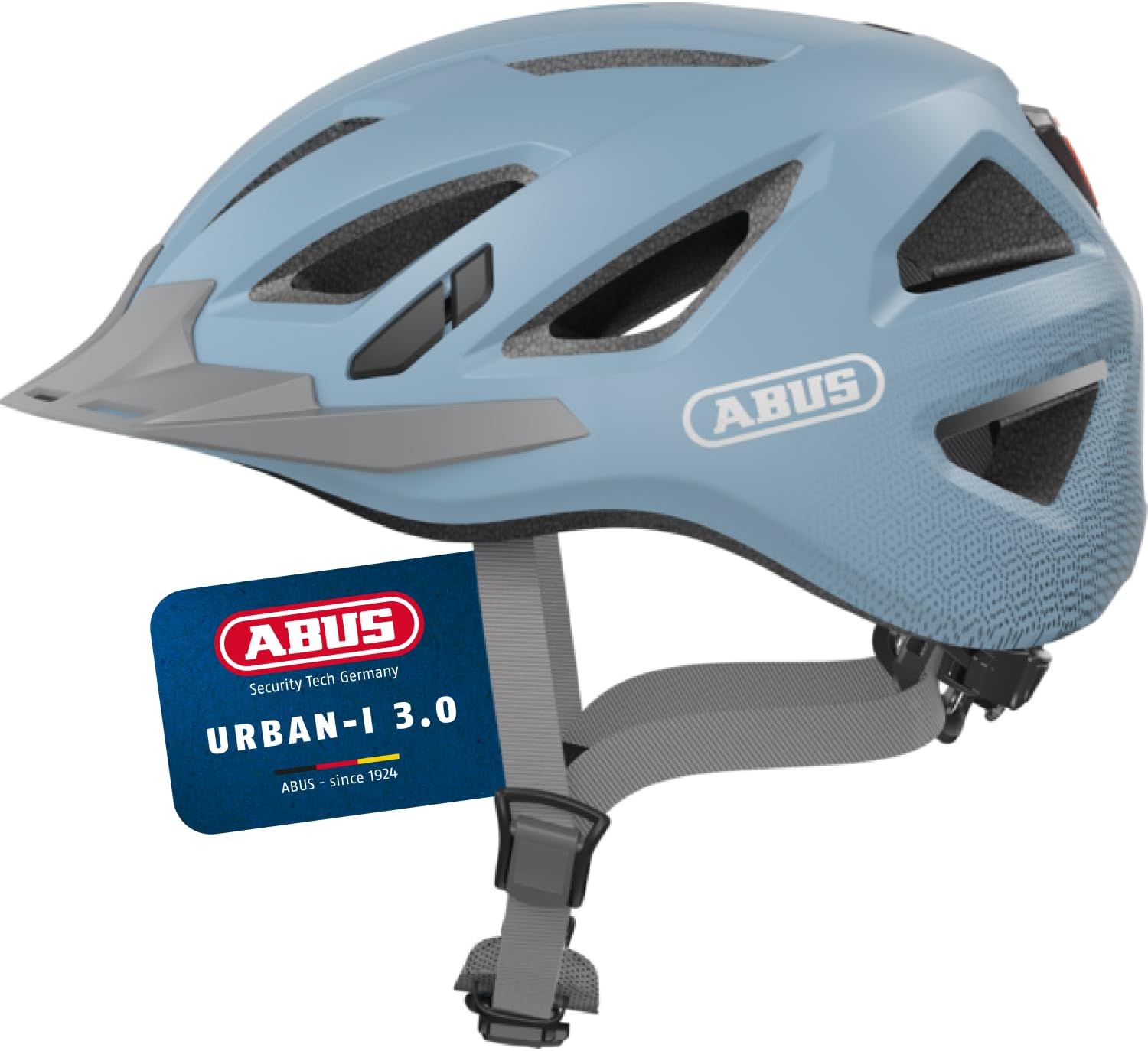 ABUS Urban-I 3.0 casco bici con luce posteriore e chiusura magnetica