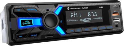 Autoradio Bluetooth RDS 1DIN con USB e AUX per Auto - Offerta Amazon