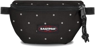 Eastpak SPRINGER Marsupio Dots Black Silver impermeabile - Offerta Amazon