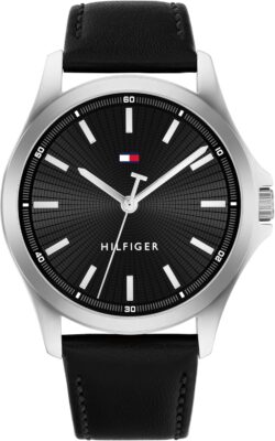 Tommy Hilfiger Orologio Uomo Quarzo Cinturino Acciaio Pelle - Offerta Amazon