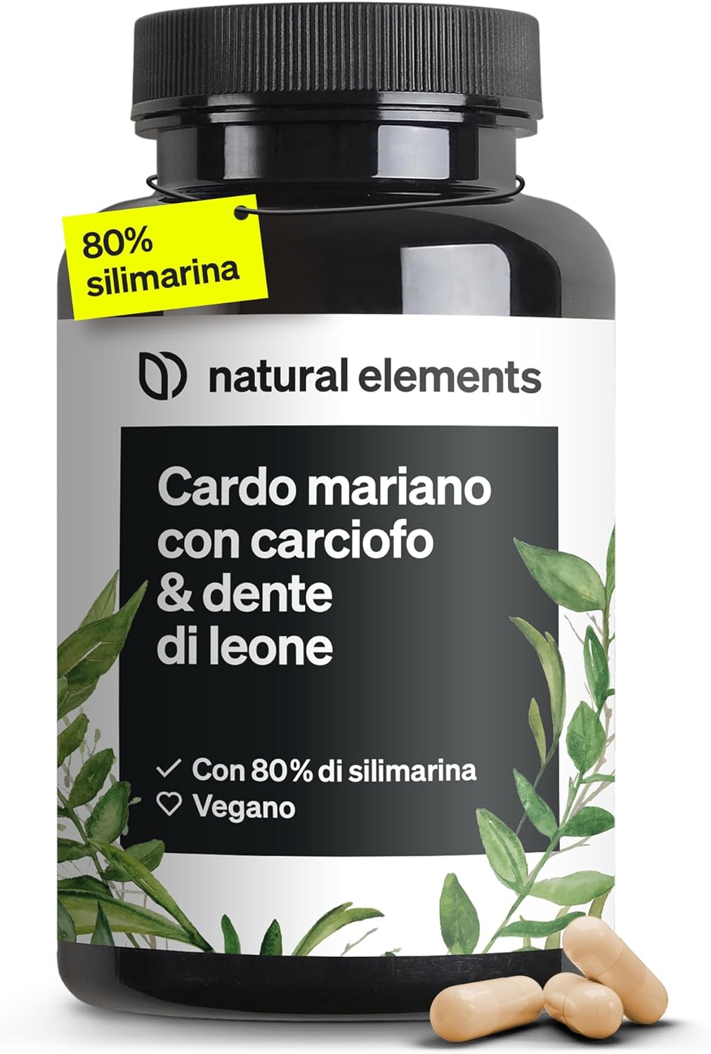Cardo Mariano Carciofo Tarassaco 120 Capsule Integratore Fegato
