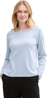 TOM TAILOR Maglietta a Maniche Lunghe Donna - Comfort e Stile - Offerta Amazon