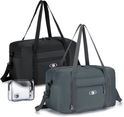 BAGZY Borsone Pieghevole 40x20x25 Borsa Viaggio Impermeabile - Offerta Amazon