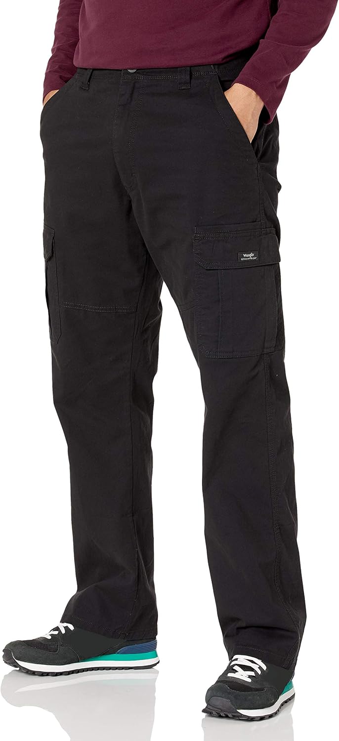 Wrangler Pantaloni Casual Uomo Relaxed Fit Stretch