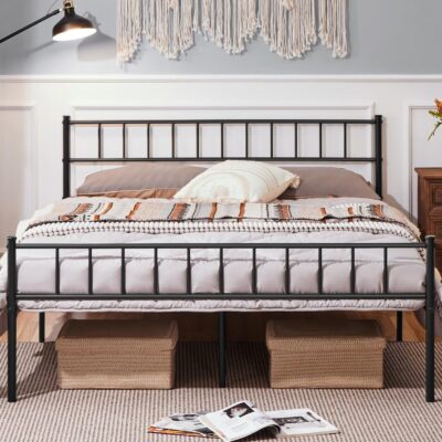 Yaheetech Letto Matrimoniale in Ferro Battuto 160x200 cm - Offerta Amazon