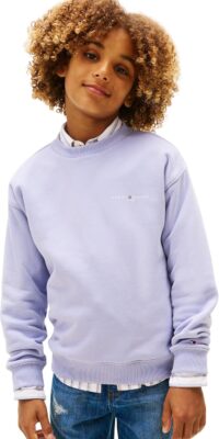 Tommy Hilfiger Felpa Unisex Mini Corp C-Neck Pullover - Offerta Amazon