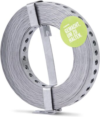 Alberts Nastro forato zincato 17 mm 10 m qualità - Offerta Amazon