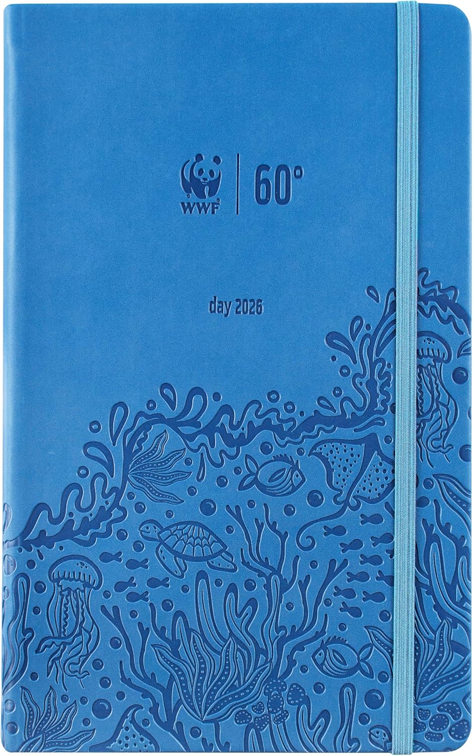 Agenda WWF Large 2026 Giornaliera con Elastico e S
